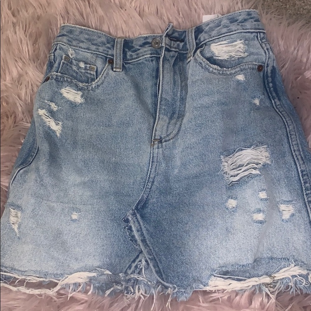 Light blue Denim skirt